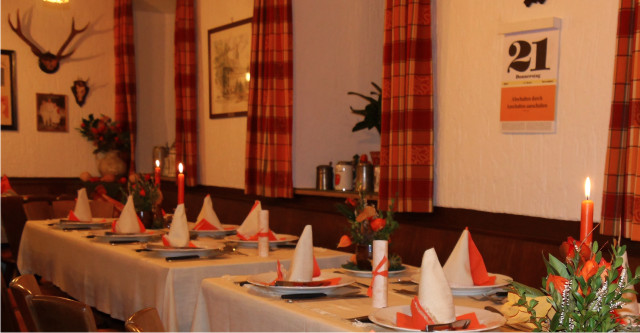 Gaststube im Bauernstil